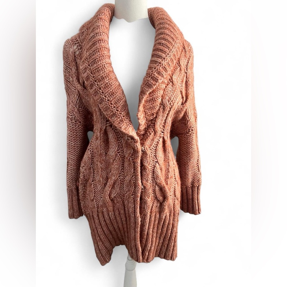 LOFT Cable Knit Cardigan - Pink